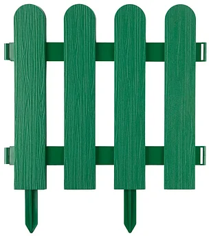 GRINDA 29х224 см, зеленый, забор декоративный ШТАКЕТНИК 422209-G
