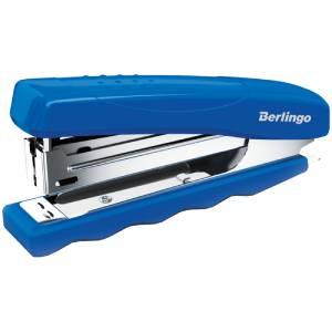 Степлер №10 Berlingo "Comfort" до 16л., пластиковый корпус, синий