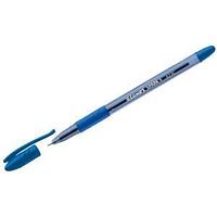 Ручка шариковая Luxor "Spark II" синяя, 0,7мм, грип, кориус синий.