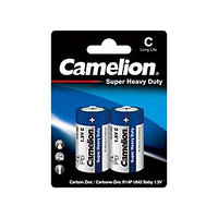 Батарейка C Camelion Super Heavy Duty, R14P-BP2B, 1.5V, 8450mAh, 2 шт. в блистере.