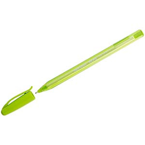 Ручка шариковая Paper Mate "InkJoy 100" светло-зеленая, 1,0мм трехгран.