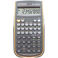 Калькулятор научный Citizen SR-135NOR, 10 разр., 128 функц., пит. от батарейки, 78*153*13мм, оранж.