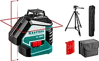 KRAFTOOL линейный лазерный нивелир со штативом LL360 3 34645-3 Professional