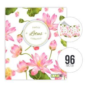 Тетрадь А5, 96 л., клетка, Lotus, KANC.KZ