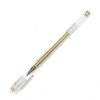 Ручка гелевая, PILOT Gel Type Ink, цвет чернил - золотистый, ø 0,7 мм.