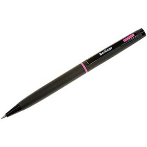Ручка шариковая подарочная Berlingo "Color zone", розовый акцент, 0,7мм, синяя, поворот, инд.упак.