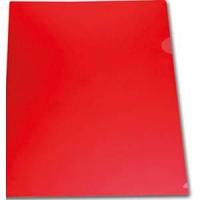 Папка-уголок 0,18 мм А4 глянцевая, красная