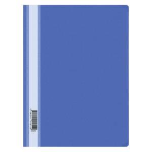 Папка-скоросшиватель пластик. OfficeSpace, А4, 120мкм, синяя с прозр. верхом - фото 1 - id-p102450220