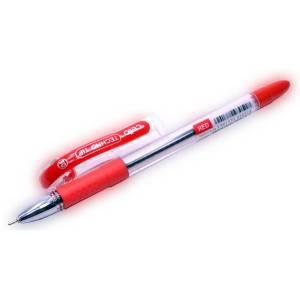 Ручка шариковая "Cello Fine Gripper", цвет красный.