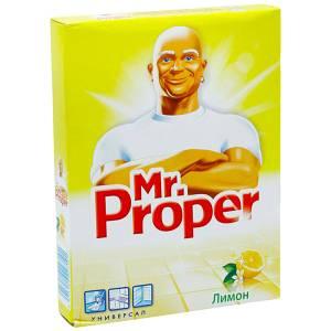 Mr.Proper порошок для мытья полов Лимон, 400 гр. - фото 1 - id-p102451010