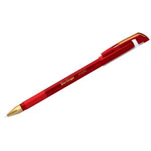 Ручка шариковая  "xGold" красная, 0,7мм, игольчатый стержень, грип