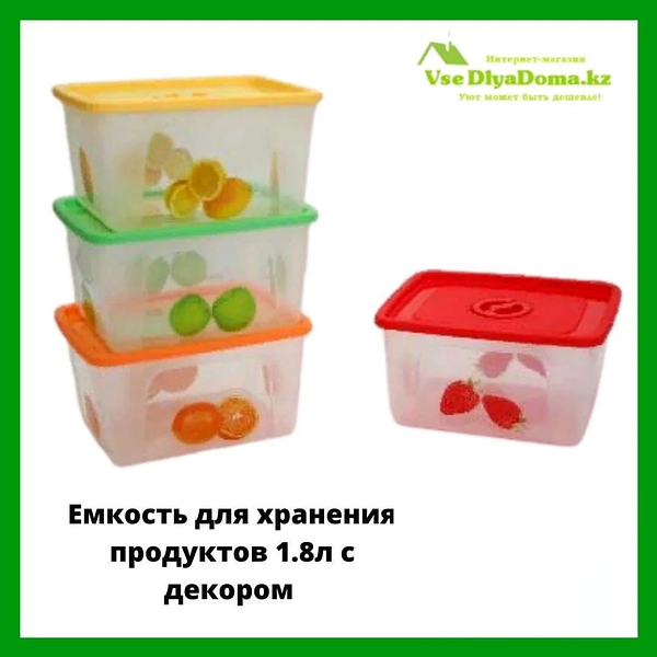 Стеклянные емкости для продуктов