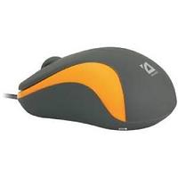 Мышь проводная Defender Accura MS-970 серый+оранжевый, 3 кнопки,1000dpi