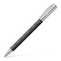 Ручка шариковая AMBITION RHOMBUS, M, черная смола.