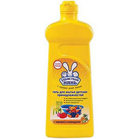 Средство для мытья детской посуды и принадлежностей Ушастый нянь, анибактериальное, 500мл