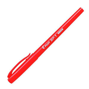 Ручка шариковая, PILOT PILOT BP-1, тонкая, цвет чернил - красный, ø 0,7 мм.