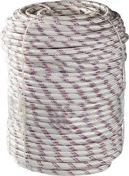 СИБИН 100 м,  12 мм, 24-прядный, 1000 кгс, фал плетёный полипропиленовый с сердечником 50215-12