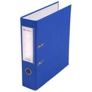 Папка-регистратор, А4, 80 мм, бумвинил/бумага, синий. - фото 1 - id-p102450762