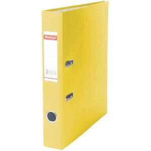 Папка-регистратор, А4, 50 мм, бумвинил/бумага, жёлтый.