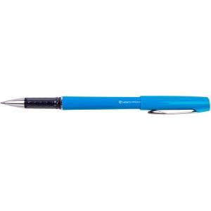 Ручка гелевая Eurasia голубой корпус, с метал. наконечником, синий стержень, 0,5 мм