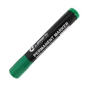 Маркер перманентный, зеленый, 3-5 мм, пулевидный, пластик.