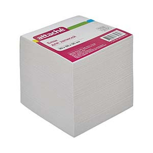 Блок-кубик ATTACHE стандарт 9x9x9, белый 80г 92%