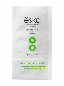 Пробник гель-смазки "Ёska" (ESKA) "Летняя ночь", на водной основе, 7мл