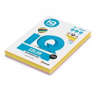 Бумага "IQ Color" Mixed-Packs Neon, формат А4, пл-ть 80 гр/м2, 200 лист/пач. 407470