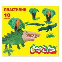 Пластилин Каляка-Маляка 10 цветов, 150 г со стеком