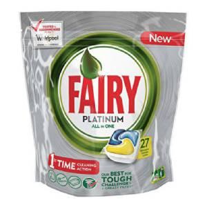 Капсулы для посудомоечной машины Fairy Platinum Лимон 27 шт