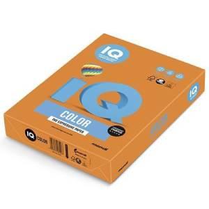 Бумага "IQ Color" Intensive OR43, оранжевый, формат А4, пл-ть 80 гр/м2, 500 лист/пач. 400860