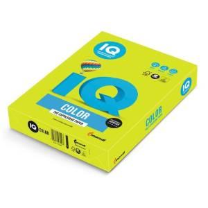 Бумага "IQ Color" Neon NEOGN, зеленый неон,формат А4, пл-ть 80 гр/м2, 500лист/пач. 412030