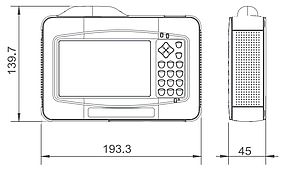 Рефлектометр оптический Grandway FHO3000-D30-VFL-PM, 1310/1550 нм, 30/28 дБ, PM, VFL, фото 2
