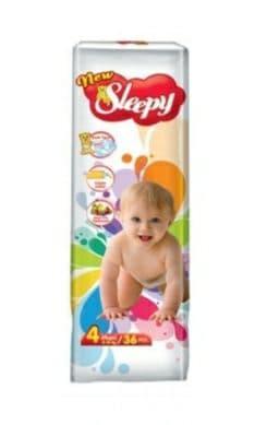Детские подгузники SLEEPY NATURAL №4, MAXI 8-18 КГ 36шт