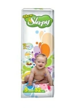 Детские подгузники SLEEPY NATURAL №5, JUNIOR 12-25 КГ 32шт