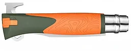 Складной нож OPINEL №12 Explore Green с извлекателем клещей, фото 3
