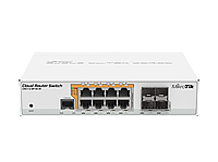 MikroTik Cloud Router Switch 112-8P-4S-IN with POEout and with (RouterOS L5)
