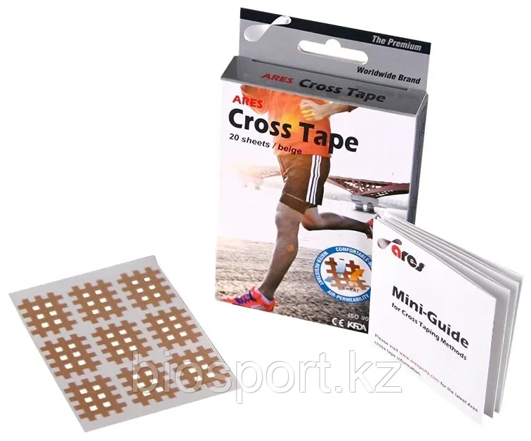 ARES CROSS TAPE 4,9см*5,2см (тип С), 20 листов, Бежевый