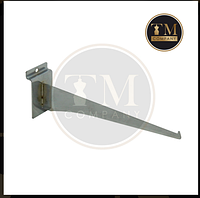 Кронштейн тонкий для полок экономпанели 15см