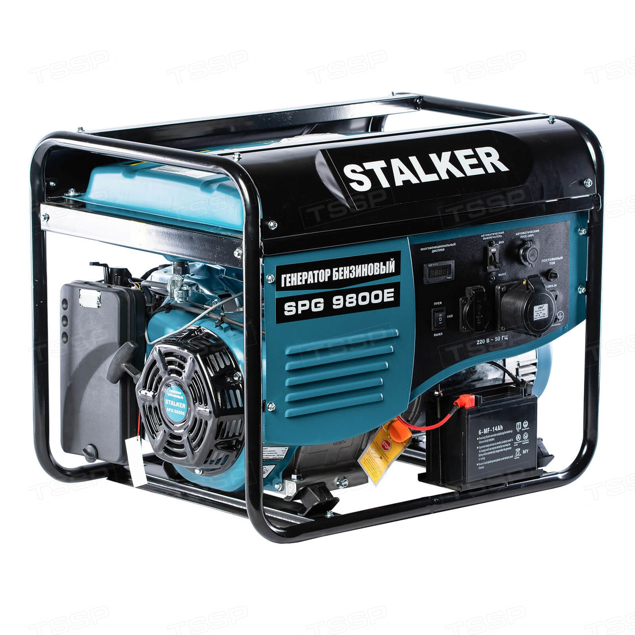 Бензиновый генератор STALKER SPG-9800E (N)/ 7кВт / 220В - фото 1 - id-p102472567