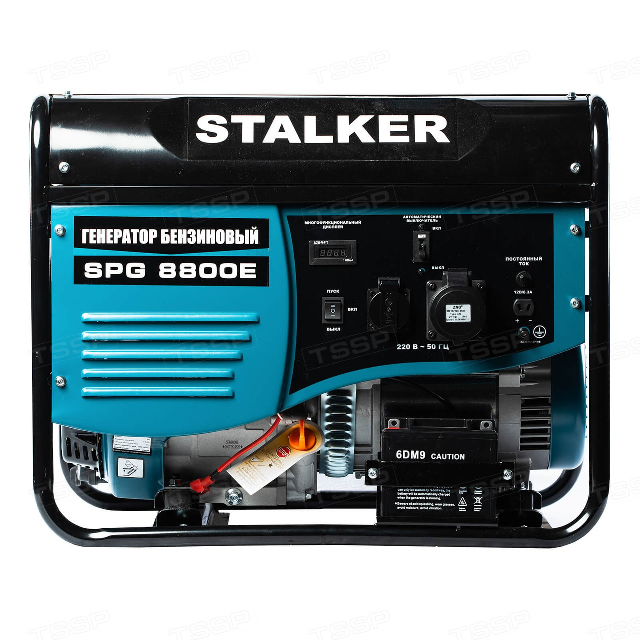Бензиновый генератор STALKER SPG-8800E / 6кВт / 220В - фото 4 - id-p102472578