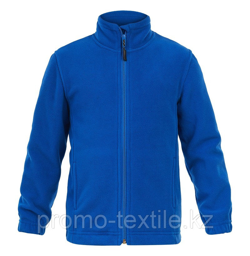 Флисовая куртка синего цвета / Флисовая толстовка синего цвета с логотипом