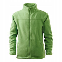 Флисовая кофта зеленого цвета / Флисовая куртка зеленого цвета с логотипом