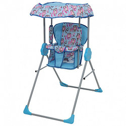Качели Фея Малыш с тентом, голубой