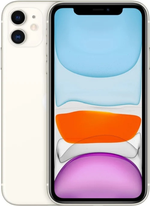 Смартфон Apple iPhone 11 128Gb Slim Box белый - фото 1 - id-p102479982