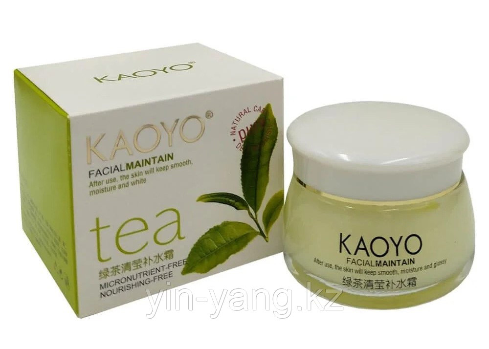 Увлажняющий крем Kaoyo с экстрактом зеленого чая, 60г - фото 1 - id-p92080859
