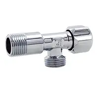 Кран угловой для подключения сантехнических приборов BUGATTI 860 ½" х ⅜"