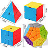 Набор из 4 головоломок - Скваер-1, Пираминкс, Скьюб и Мегаминкс, фото 5