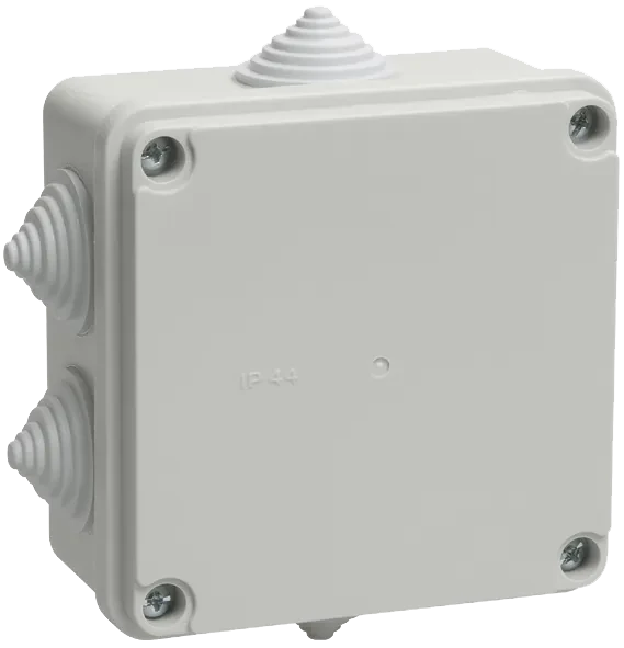 Коробка распаячная КМ41234 для открытой проводки 100х100х50мм IP55 (RAL ...