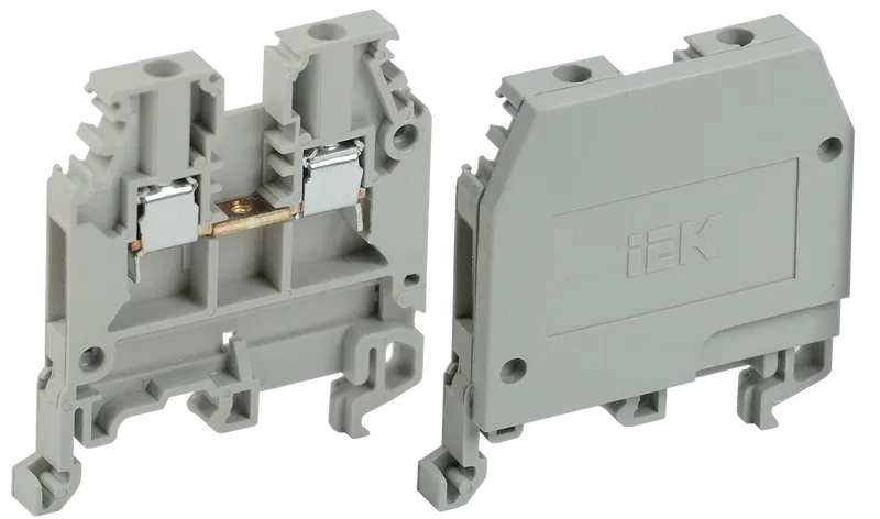 Зажим наборный ЗНИ-2,5мм2 (JXB24А) серый IEK